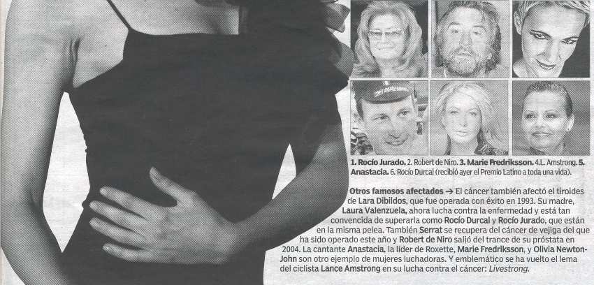 KYLIE MINOGUE EN DIARIO 20 MINUTOS 18 DE MAYO 2005