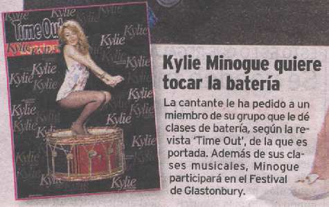 KYLIE MINOGUE EN QUE!