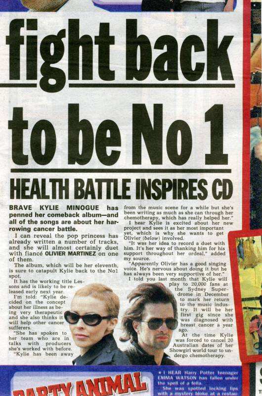 KYLIE MINOGUE EN NEW YORK