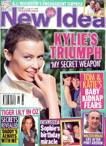 KYLIE MINOGUE EN NEW IDEA