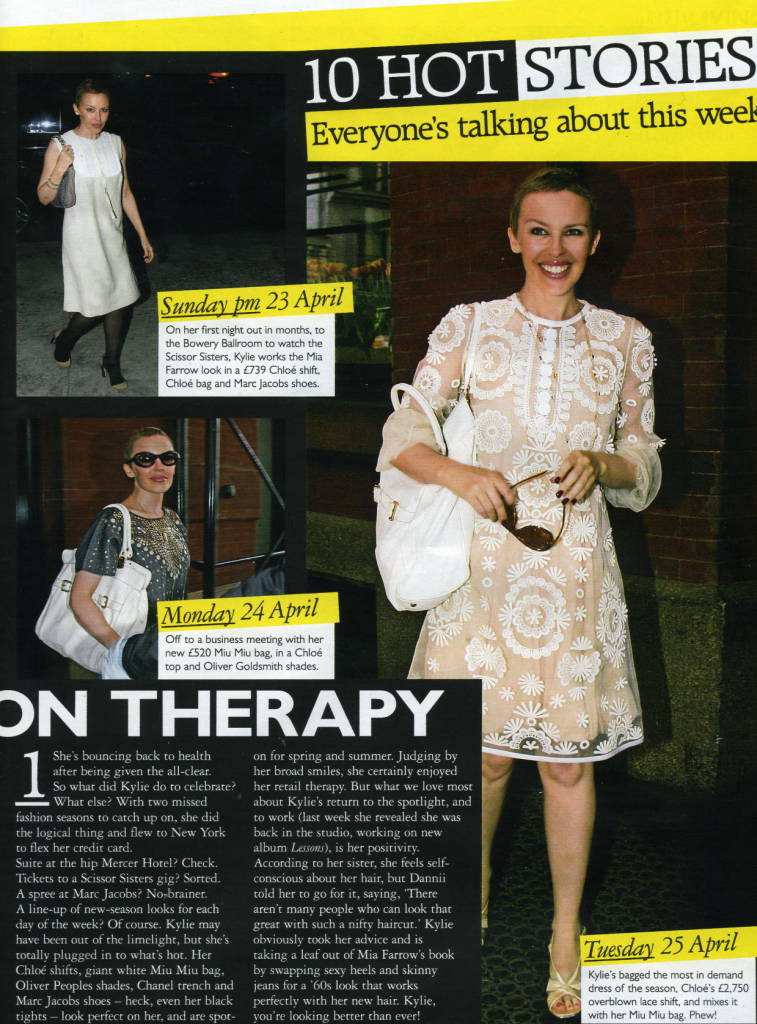 KYLIE MINOGUE EN NUEVA YORK