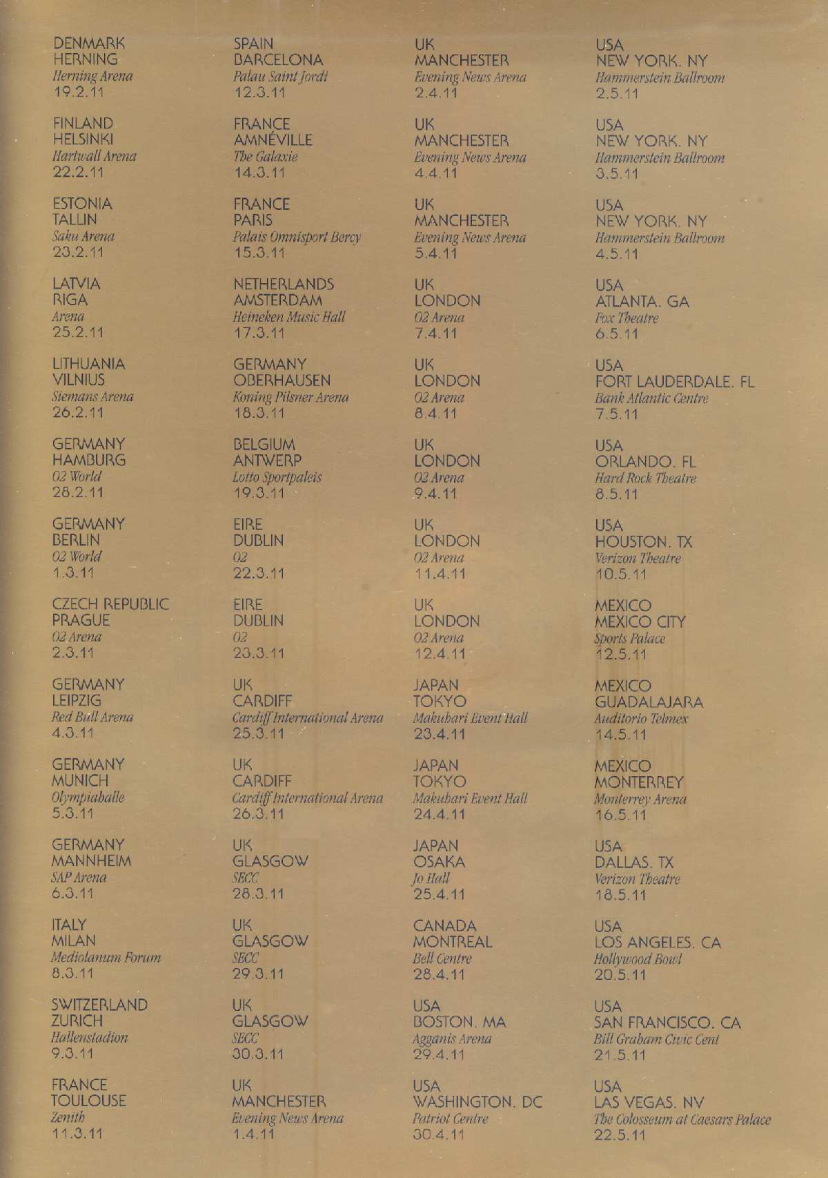 KYLIE MINOGUE. APHRODITE. LES FOLIES