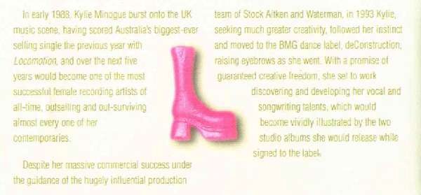 KYLIE MINOGUE ARTIST COLLECTION CD