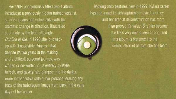 KYLIE MINOGUE ARTIST COLLECTION CD