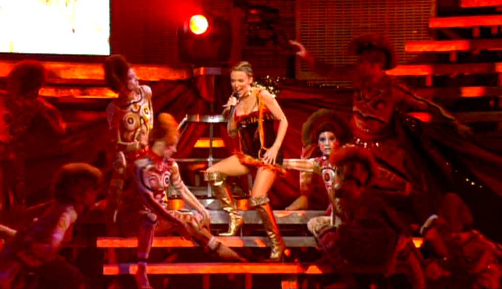KYLIE MINOGUE 'BURNING UP' FROM LIVE IN MANCHESTER 2002