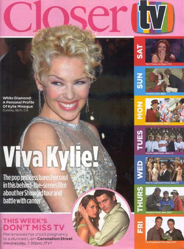 KYLIE MINOGUE EN LA REVISTA CLOSER