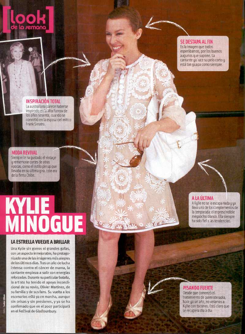 KYLIE MINOGUE EN LA NUEVA REVISTA CUORE