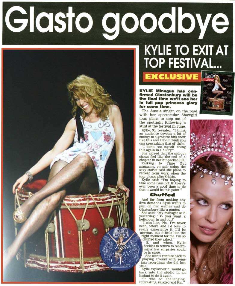 KYLIE MINOGUE EN EL DAILY STAR