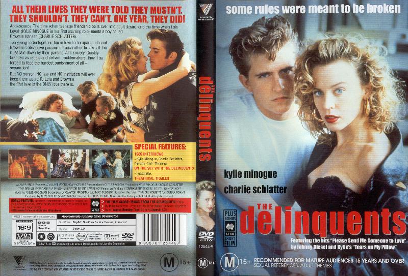 THE DELINQUENTS. CHARLIE SCHLATTER EN EL PAPEL DE BROWNIE Y KYLIE MINOGUE EN EL DE LOLA