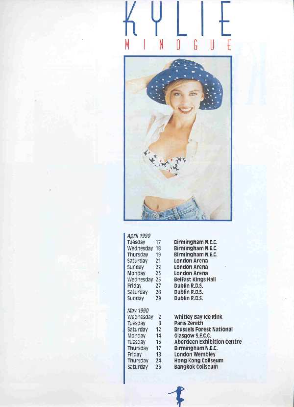 KYLIE MINOGUE ENJOY YOURSELF TOUR GUIDE