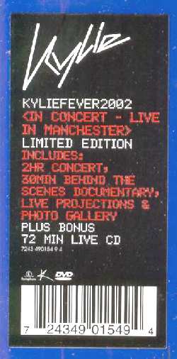 KYLIE MINOGUE FEVER 2002 ESPECIAL