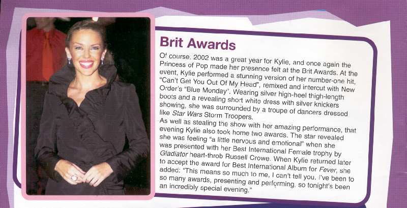 KYLIE MINOGUE. FEVER MAGAZINE