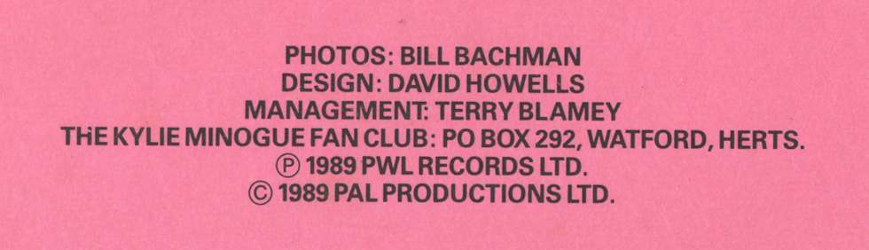 Kylie Minogue. Hand On Your Heart Maxi Single