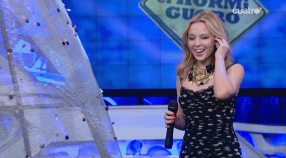 KYLIE MINOGUE. EL HORMIGUERO