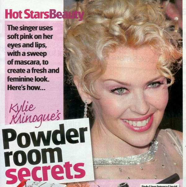 KYLIE MINOGUE EN LA REVISTA HOT STARS