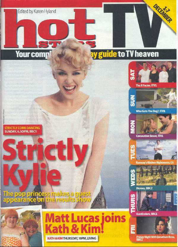KYLIE MINOGUE EN LA REVISTA HOT STARS