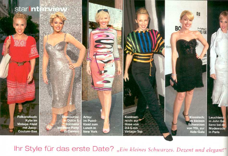 KYLIE MINOGUE IN 'IN STYLE'