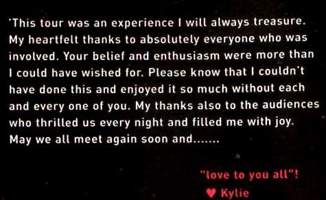 KYLIE MINOGUE: INTIMATE AND LIVE CD