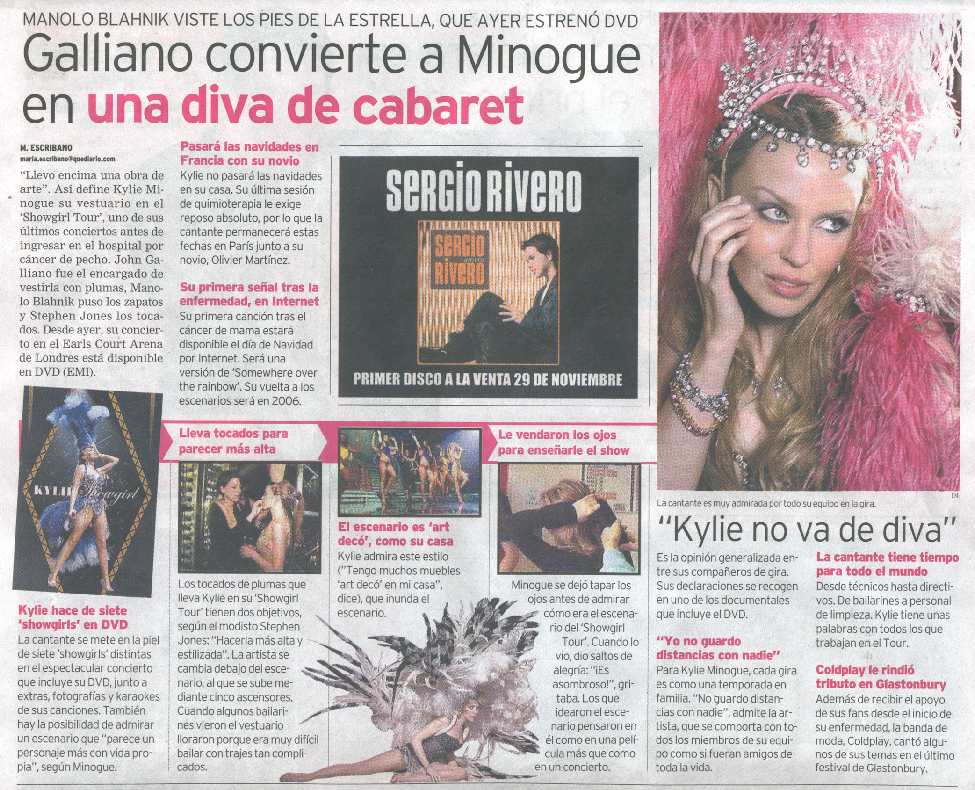 KYLIE MINOGUE SHOWGIRL DVD