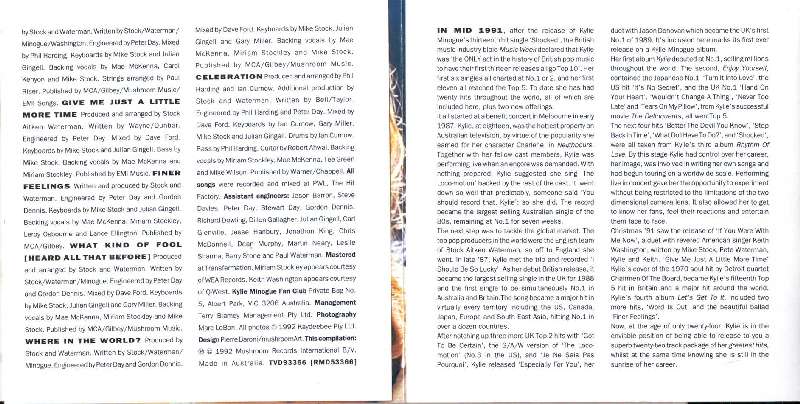 KYLIE MINOGUE GREATEST HITS CD