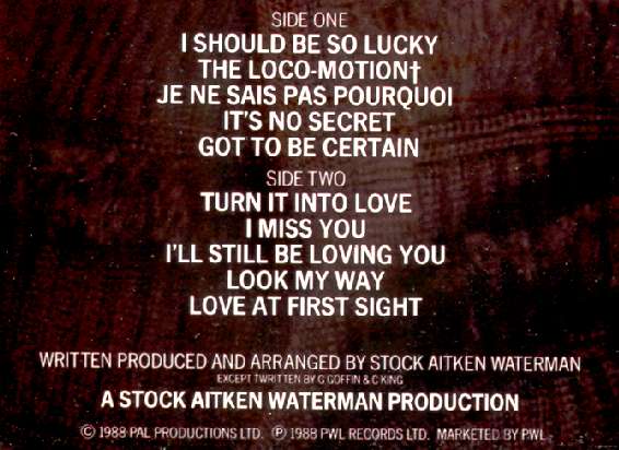 Kylie Minogue. Kylie Minogue Maxi Single