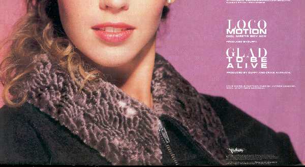 Kylie Minogue. The Loco-Motion