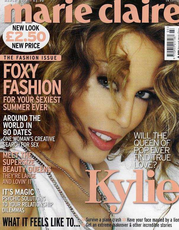 KYLIE MINOGUE EN MARIE CLAIRE