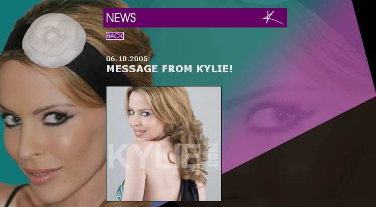 KYLIE MINOGUE NEWS