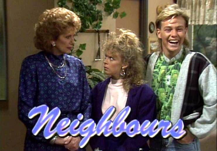 JASON DONOVAN Y KYLIE MINOGUE EN LA SERIE 'NEIGHBOURS'