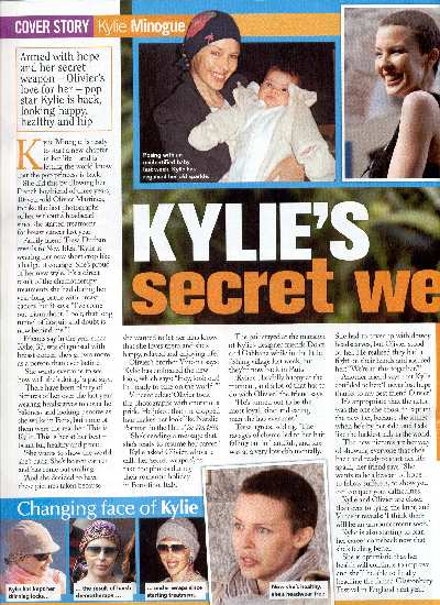 KYLIE MINOGUE EN NEW IDEA