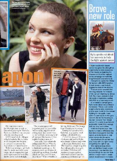 KYLIE MINOGUE EN NEW IDEA