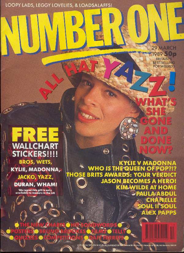 KYLIE MINOGUE. NUMBER ONE 1989