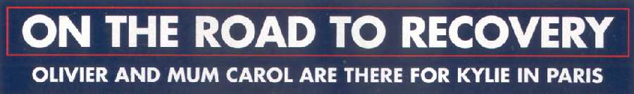 KYLIE MINOGUE CON SU MADRE Y CON OLIVIER MARTINEZ