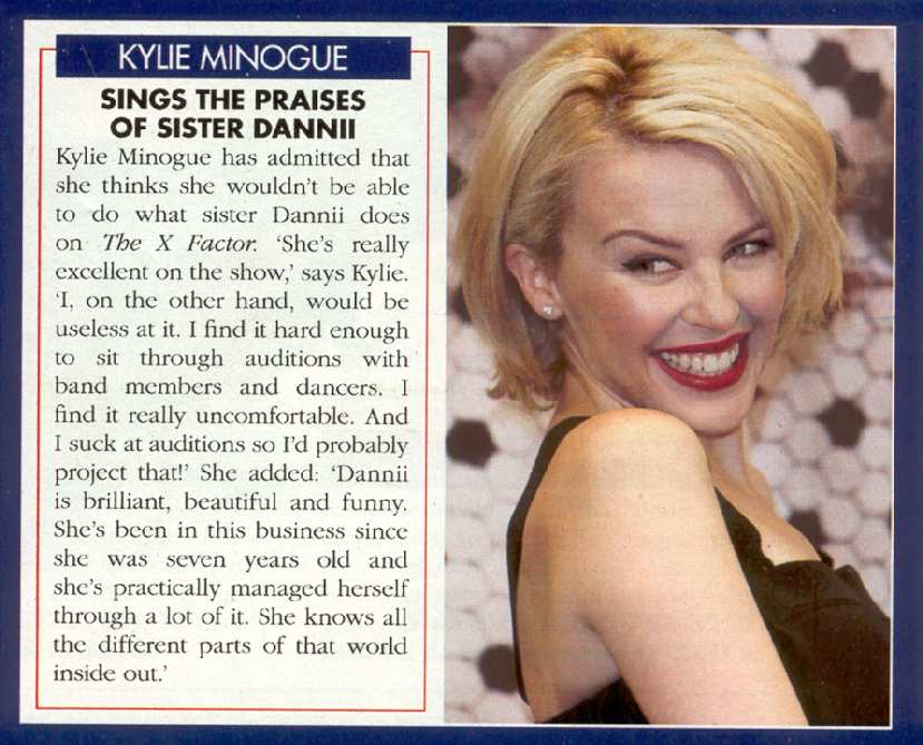 KYLIE MINOGUE EN LA REVISTA OK