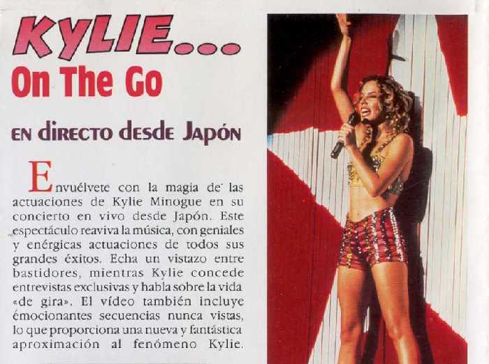 KYLIE MINOGUE ON THE GO