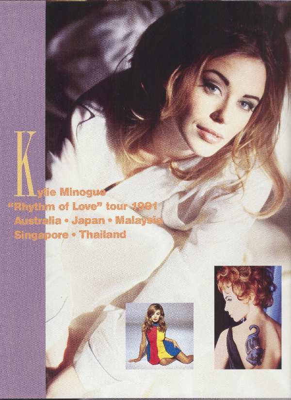 KYLIE MINOGUE 1991 PROGRAM