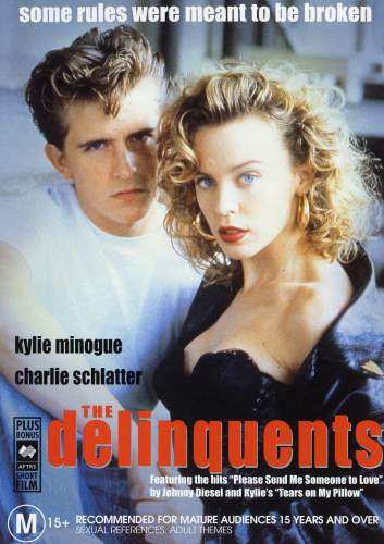 THE DELINQUENTS. CHARLIE SCHLATTER EN EL PAPEL DE BROWNIE Y KYLIE MINOGUE EN EL DE LOLA