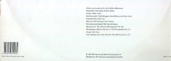 Kylie Minogue. Step Back In Time