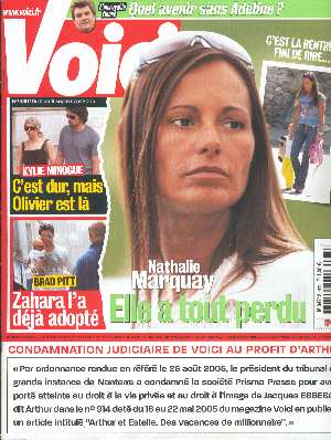 KYLIE MINOGUE EN LA REVISTA VOICI 5-11 DE SEPTIEMBRE