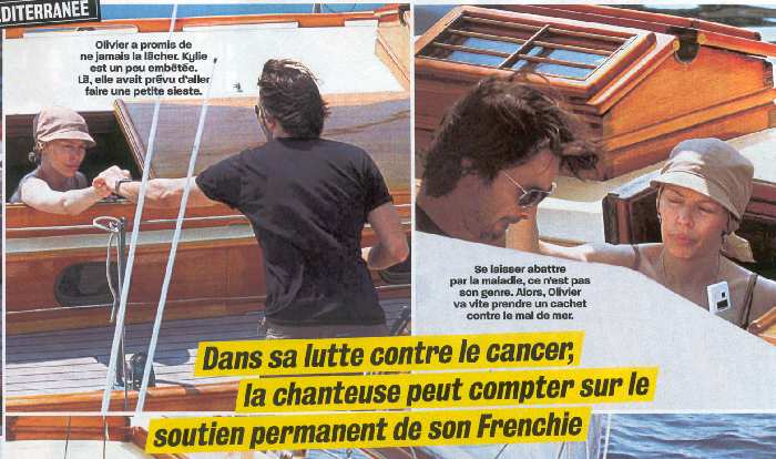 KYLIE MINOGUE EN LA REVISTA VOICI 5-11 DE SEPTIEMBRE