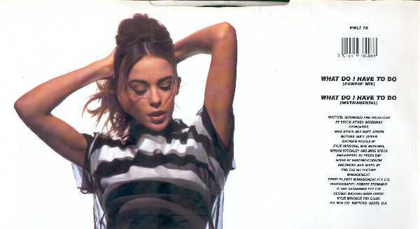 Kylie Minogue. What Do I Have To Do