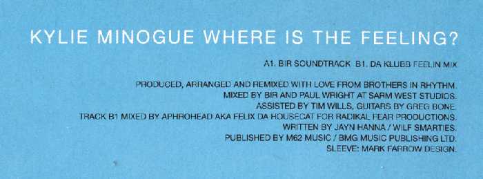 Where Is The Feeling?